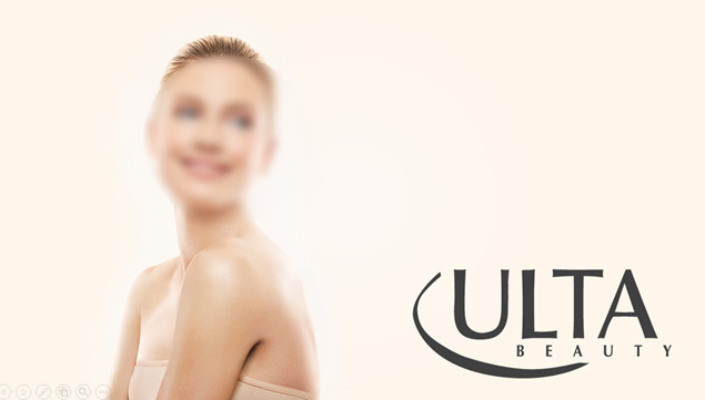 Ulta Beauty美颜连锁的介绍和宣传ppt模板 国外模板