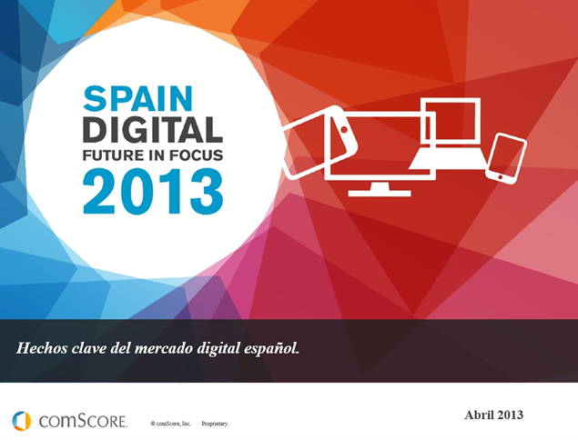 2013年西班牙数字产品市长/市场趋势分析PPT模板、技术模板